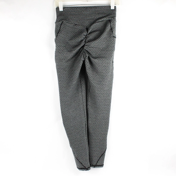 Unbranded Women's M Gray Scrunch Butt Lift High Waist Skinny Leggings