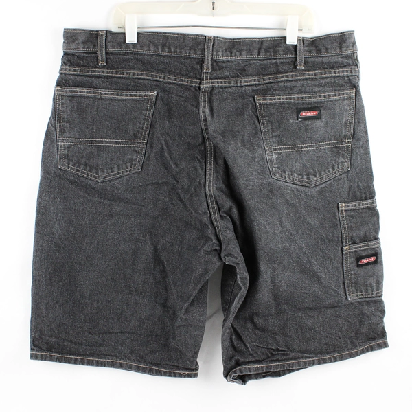 Dickies Men's 40 Black Loose Fit Denim Shorts with Utility Pocket
