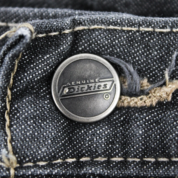 Dickies Men's 40 Black Loose Fit Denim Shorts with Utility Pocket