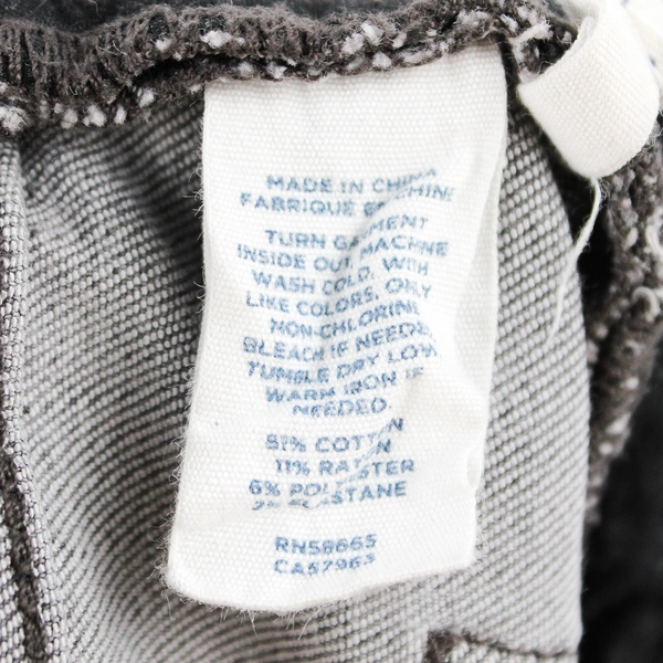 Caslon Women's 30 Gray Wash Skinny Ankle Mid-Rise Stretch Denim Jeans