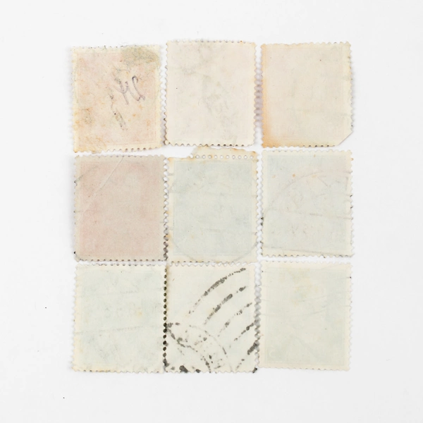 Lot Of 9 Germany Hindenburg 5/15/25 Pfennig Stamps Used 