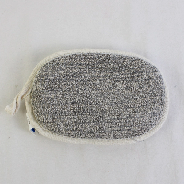 NWT Tada Natural Exfoliating Shower Loofah & Back Scrubber Gray 2 Pack