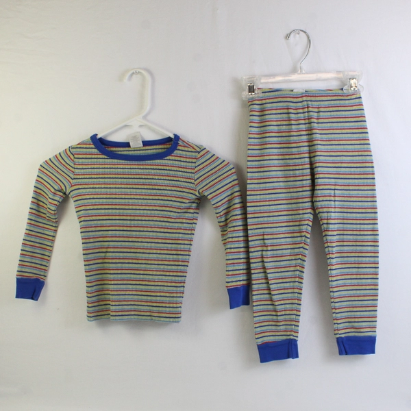 Gymboree Child's Size 4 Multicolor Striped Cotton Blend Pajama Set