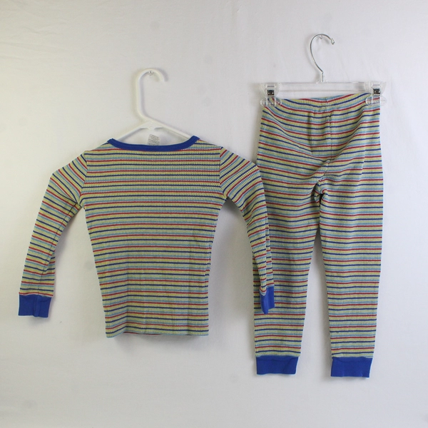 Gymboree Child's Size 4 Multicolor Striped Cotton Blend Pajama Set