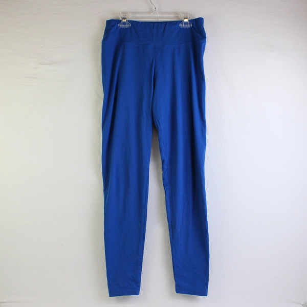 Unbranded Women's Plus Size XL/XXL Blue Stretch Leggings