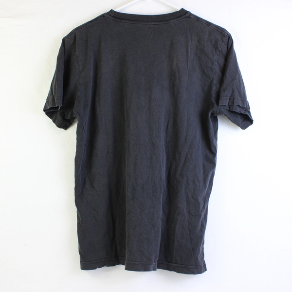 Anchor Blue Men's S Black and Rainbow City Scape Graphic Short Sleeve T-shirt 