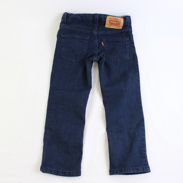 Levi's 511 3-4yo Boys 4 Reg Slim Fit 5 Pocket Dark Wash Denim Jeans