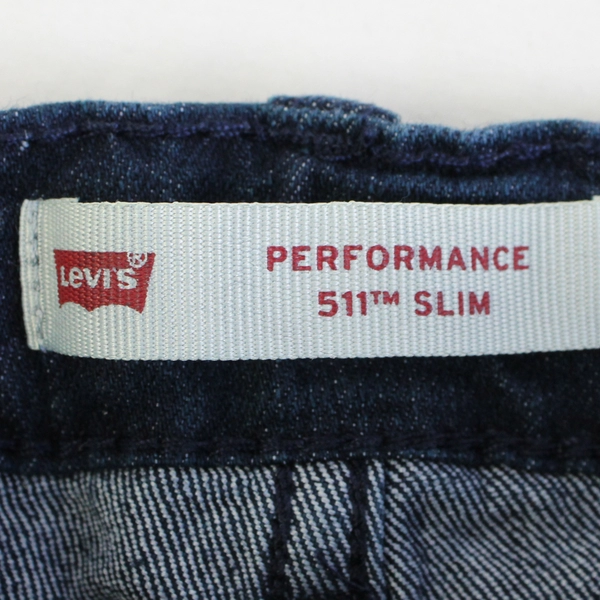 Levi's 511 3-4yo Boys 4 Reg Slim Fit 5 Pocket Dark Wash Denim Jeans