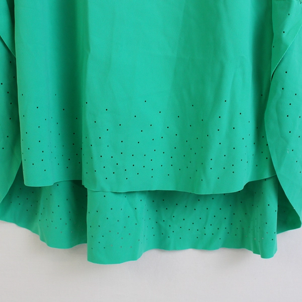 AVIA Women's M Bright Green Athletic Tank Top with High Low Hem