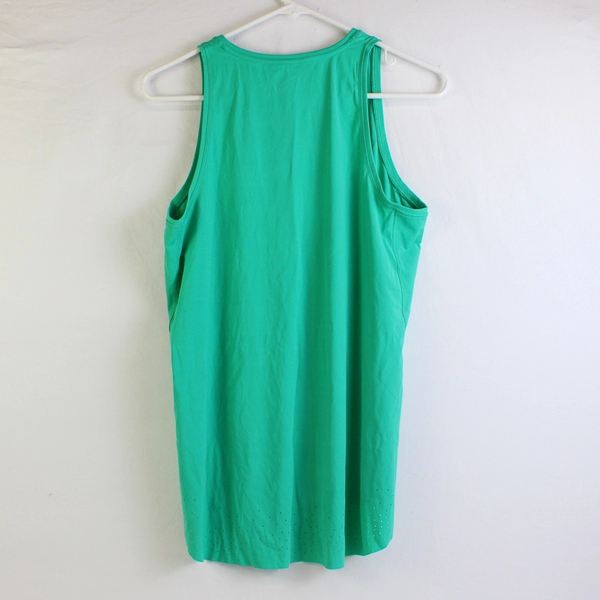 AVIA Women's M Bright Green Athletic Tank Top with High Low Hem