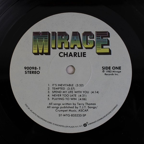 Charlie – Self Titled LP (Mirage 90098-1) US 1983 Vintage Vinyl
