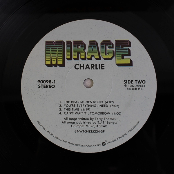 Charlie – Self Titled LP (Mirage 90098-1) US 1983 Vintage Vinyl
