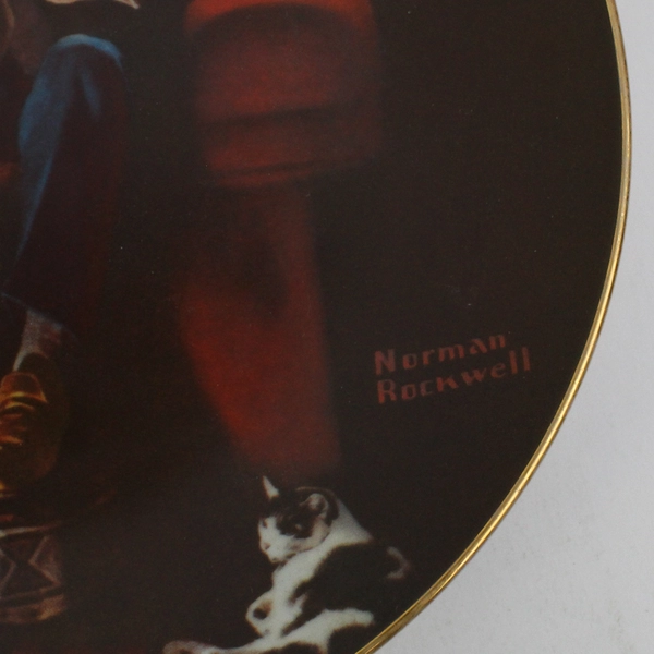 1984 Knowles - Norman Rockwell - "Evening's Ease" - #4571E