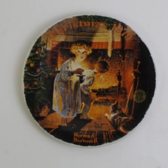1979 Norman Rockwell Collector Christmas Plate - "Somebody's Up There"