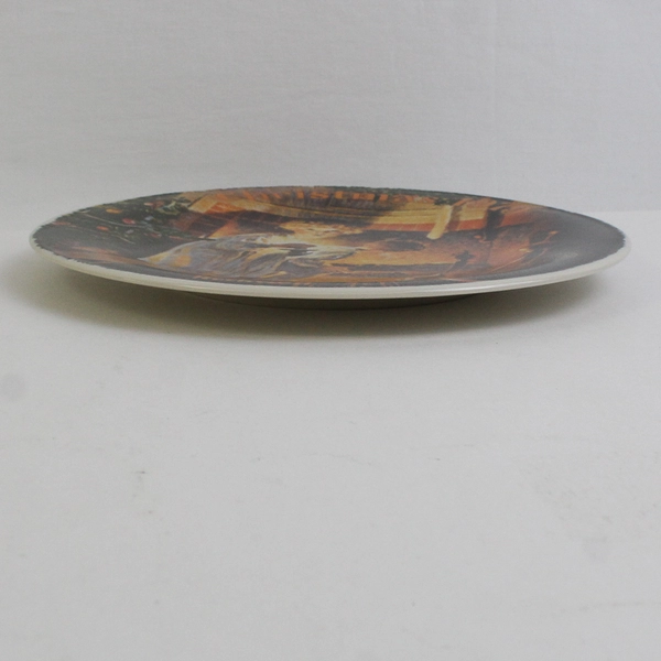 1979 Norman Rockwell Collector Christmas Plate - "Somebody's Up There"