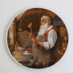 1984 Knowles - Norman Rockwell - "Santa in His Workshop" - #2242D