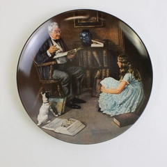 1984 Knowles - Norman Rockwell - "The Storyteller" - #2846N