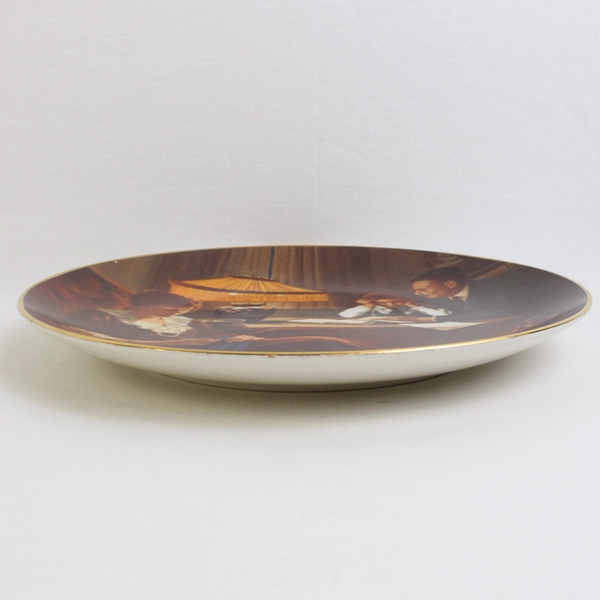 1984 Knowles Norman Rockwell "Father's Help" - #5884F