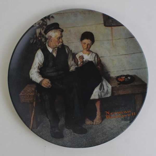1979 Knowles - Norman Rockwell - "The Lighthouse Keeper's Daughter" - #13,718E