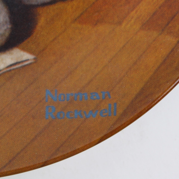 1983 Knowles Norman Rockwell Collectible Plate "The Painter" #AC16335