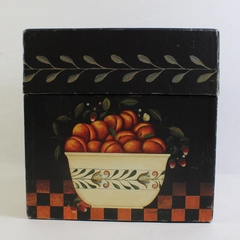 Bob's Boxes Home Decor Painted Box Simply Fruit Box 9"x9"