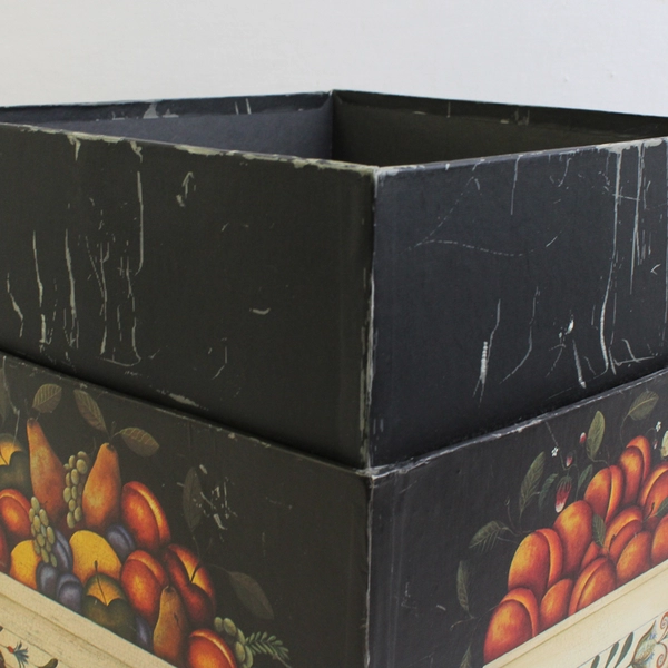 Bob's Boxes Home Decor Painted Box Simply Fruit Box 9"x9"