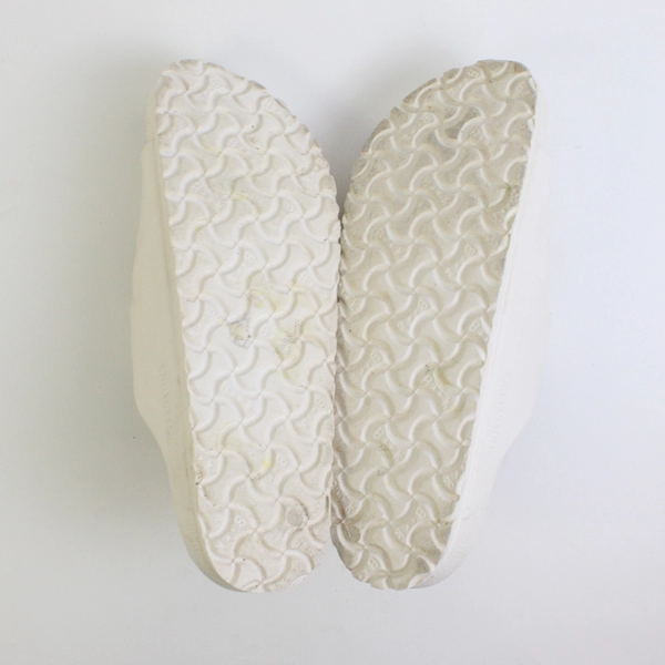 Birkenstocks Women's 41 (10) White Eva Slides Gently Used