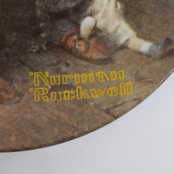 1978 Knowles - Norman Rockwell - "The Cobbler" - #15,7540