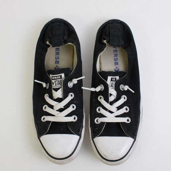 Converse Shoreline Slip On Women's Size 9 Black Low Top Sneakers