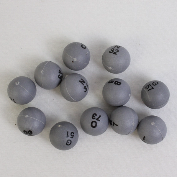 Black Metal Bingo Cage Random Ball Selector 8"