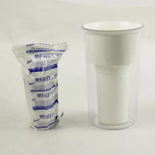 Brita Small Water Filter Pitcher Compact Refrigerator/Countertop 