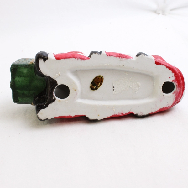 Unbranded Ceramic Smiling Santa's Candle Holder With Candle Figurine/Decor