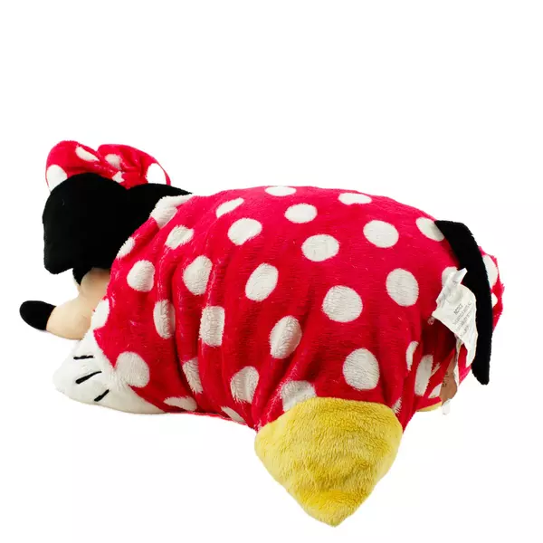 Minnie Mouse Pillow Pet 20" Plush Disney Parks Red Polka Dot Used