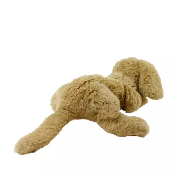 Brown Dog Lying Down Plush Stuffed Animal 21in Soft Cuddly Toy