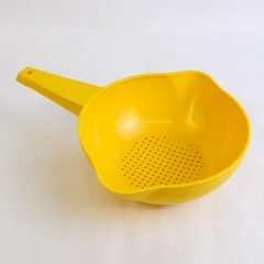 Vintage Tupperware Yellow Strainer Colander with Handle 1200-2