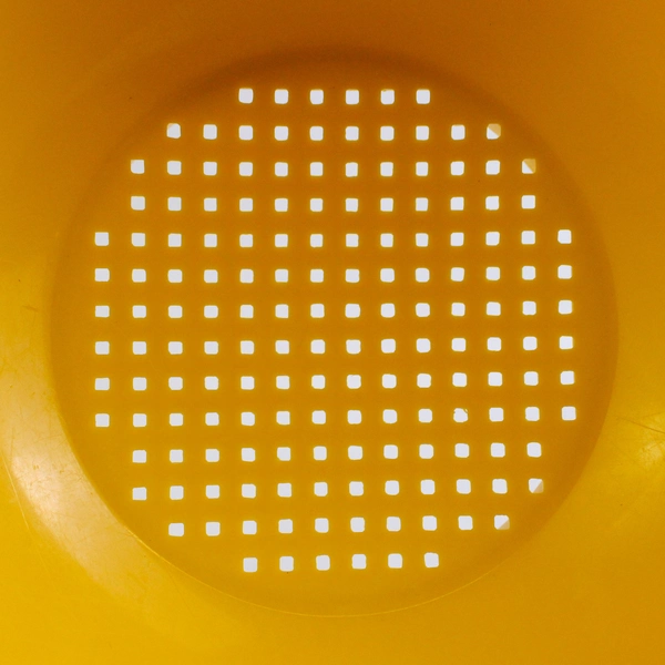 Vintage Tupperware Yellow Strainer Colander with Handle 1200-2