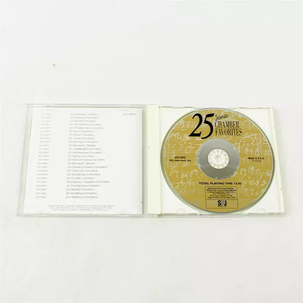 25 Intimate Chamber Favorites CD Classical Chamber Music