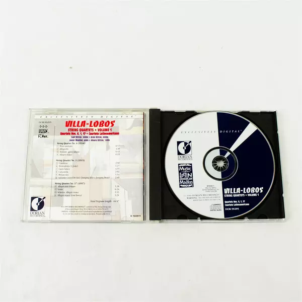 Villa-Lobos String Quartets Nos. 6, 1 & 17 Vol. 1 CD 