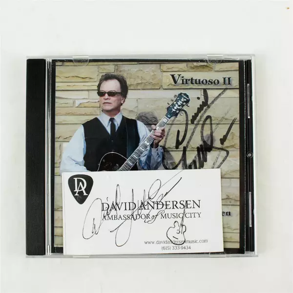 David Andersen Virtuoso II CD Signed Autograph