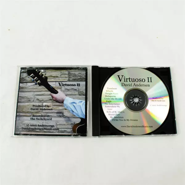 David Andersen Virtuoso II CD Signed Autograph
