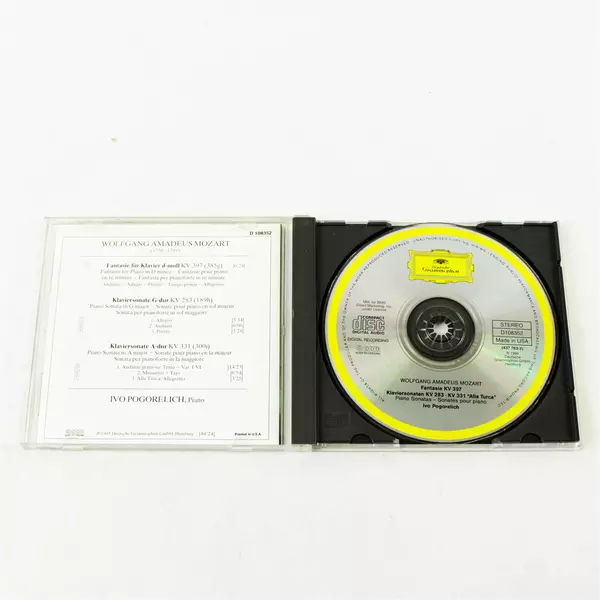 Ivo Pogorelich Mozart Klaviersonaten KV 283 & 331 CD Pre-Owned