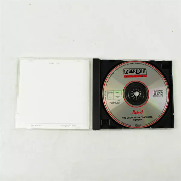 Mozart—The Great Violin Concertos Highlights Music CD