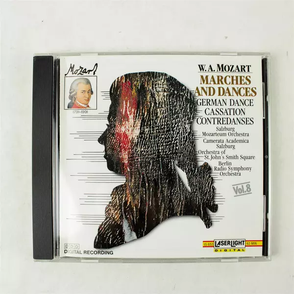 Mozart - Graf & Vegh Salzburg: Marches & Dances Vol 8 CD