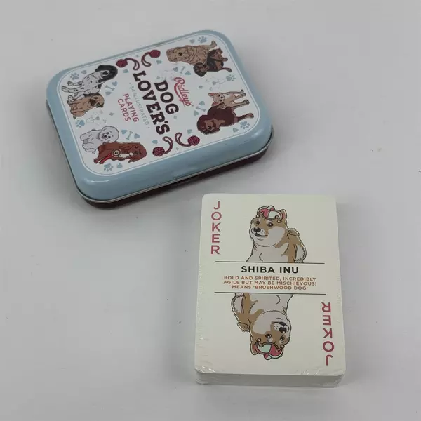 Ridley's Dog Lover's Illustrated Playing Cards In A Collectible Tin NEW