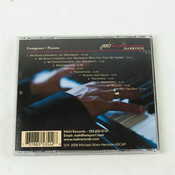 Michael Allen Harrison Composer/Pianist CD 2008 Autographed