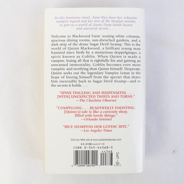 Blackwood Farm by Anne Rice From The Vampire Chronicles 2002 Paperback