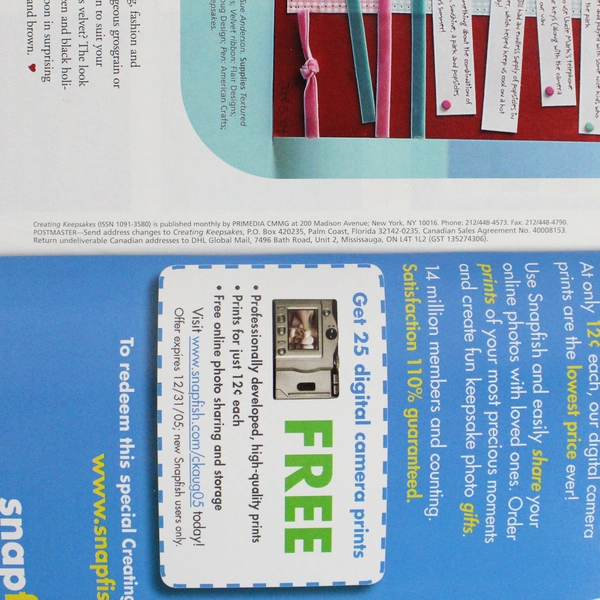 Lot Of 3 Creating Keepsakes Scrapbook Magazine July August November 2005