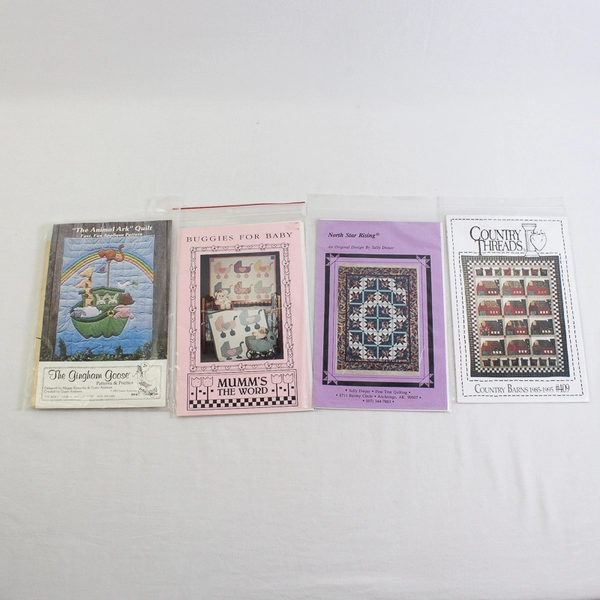Lot of 10 Wall Hanging Quilt Patterns 1983-2008 Good Condition