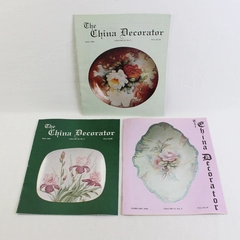 Lot of 3 Vintage The China Decorator Magazines May 1995 February & May 1996