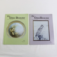 Lot of 2 The China Decorator Magazines Jan/Feb & Sept/Oct 2009 Good